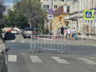 В Тамбове множатся ямы: на Октябрьской образовался очередной провал