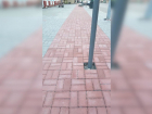 В Тамбове посреди велодорожки на улице Советской торчит дорожный знак