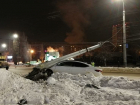 В Тамбове “Хёндэ” повалила столб