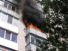 На Интернациональной сгорел балкон многоквартирного дома