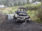 В результате ДТП в Сосновском районе загорелся автомобиль