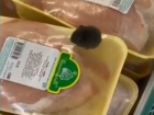 В супермаркете Тамбова по прилавку с замороженной продукцией бегает мышь