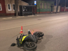 В Тамбове мотоциклист упал на проезжую часть