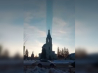 Над Рассказовской церковью появился «уникальный» столб света