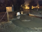 В Тамбове на улице Социалистической прорвало канализационный коллектор