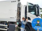В Котовске «Дети нашего будущего» познакомились с профессией «водителя мусоровоза»