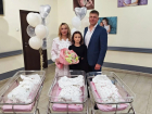 В Тамбове многодетную семью поздравили с рождением тройни подарочными наборами от RWB 