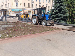 В Тамбове на Коммунальной приступили к ремонту «провала»