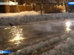 В Тамбове на пересечении Мичуринской и Свободной произошла коммунальная авария