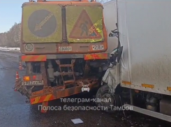 Тамбовчанин за рулём «китайца» погиб, врезавшись в дорожную технику