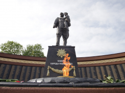 В Мичуринске торжественно открыли мемориал, посвящённый Великой Отечественной войне