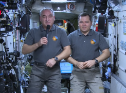 Жителей планеты с Новым годом поздравил космонавт, уроженец Моршанска, Александр Скворцов