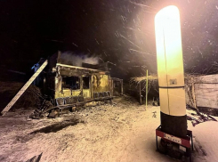 В Тамбовской области ночью сгорел жилой дом: погиб отец и двое маленьких детей