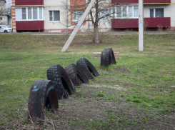 В Тамбове запретят использовать покрышки в качестве элементов благоустройства