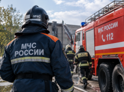 В селе Донское загорелись автобусы