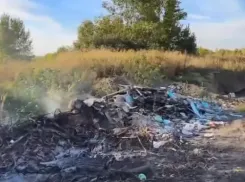На Татарском валу нашли горящую свалку и слив стоков