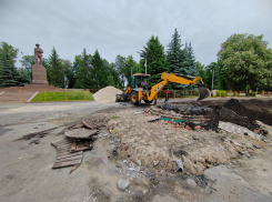 В Мичуринске начали реконструкцию главной городской площади