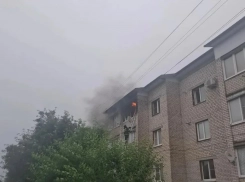 В Первомайском загорелась квартира из-за удара молнии