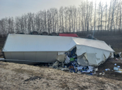 В Жердевском округе «Приора» перевернула грузовик 