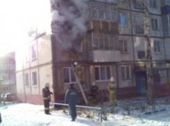 В огне погибли отец и сын 