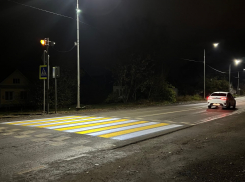 В Моршанске появились светящиеся пешеходные переходы