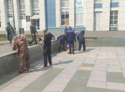 Тамбовские фонтаны начали готовить к началу сезона