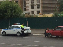 В Тамбове водитель врезался в машину ДПС 