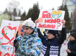 «Дорогая, ты права!» Молодогвардейцы пронесли по Тамбову плакаты с признаниями