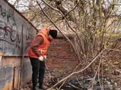 Тамбовский блогер снова наткнулся на мусор на том же самом месте, где убирал