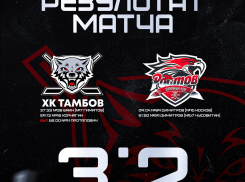 Тамбовские хоккеисты завершили регулярный чемпионат ВХЛ победной серией