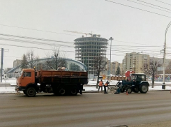 Ледяной дождь не испугал тамбовских дорожников 