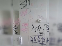 Вандалы разрисовали общественный туалет в Олимпийском парке в Тамбове 