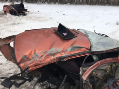В Мордовском районе два грузовика порвали «Ладу» в клочья