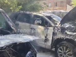 В Тамбове на парковке у МФЦ случился пожар, пострадали три авто