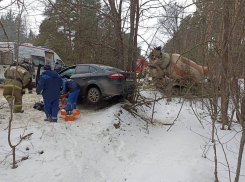 В Моршанском районе «Форд Мондео» попал в бетономешалку