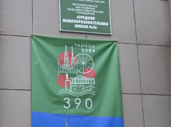 В Тамбове начали использовать спорный символ 390-летия города в оформлении зданий