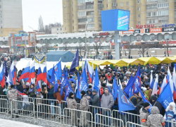 "Мы за олимпийцев!" - заявили 12 тысяч тамбовчан на митинге у "Кристалла" 