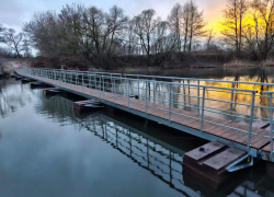 Понтонный мост через Цну в Тамбове в районе ТЭЦ отправят на «зимовку»