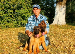 Тайфун, Роял Флеш и еще 21 щенок-новобранец поступили на службу в УФСИН Тамбовской области 