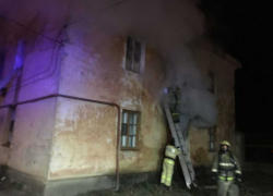 Ранним утром в Тамбове сгорел двухэтажный дом