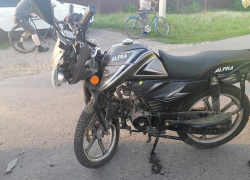 В Бокино внедорожник сбил подростка на мопеде