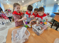 Воспитанники мичуринского детского сада познакомились с культурой обращения с отходами