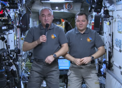 Жителей планеты с Новым годом поздравил космонавт, уроженец Моршанска, Александр Скворцов