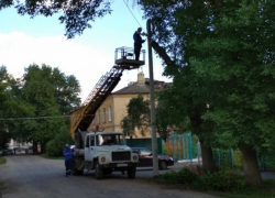 На улице Физкультурников, что в Летке, установили светильники