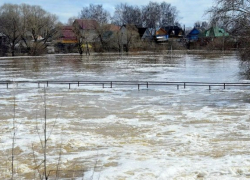 В Моршанском районе произошёл подъём уровня воды