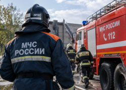 В селе Донское загорелись автобусы