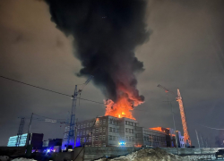 В Тамбове городские власти назвали минимальным ущерб от пожара в строящейся школе на севере города