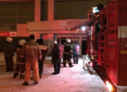 Воскресным вечером горел Центральный рынок в Тамбове 