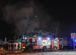 В частном доме на Пролетарской улице в Тамбове случился пожар