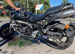 На западе Тамбова мотоциклист попал в массовое ДТП
